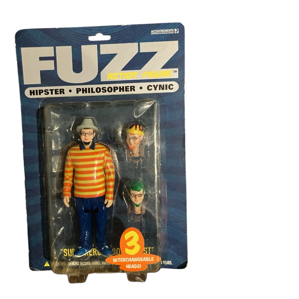 Action Figure - Hipster Philosopher Cynic - Orange and Blue